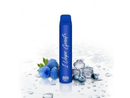 IVG Bar Plus jednorázová e-cigareta Blue Raspberry Ice 20mg