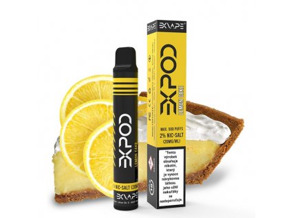 EXVAPE EXPOD jednorázová e-cigareta Lemon Cake 20mg