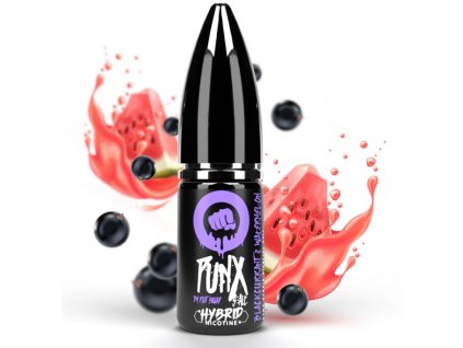 Nicsalt e-liquid Riot S:ALT hybrid - Blackcurrant Watermelon (Černý rybíz & vodní meloun)