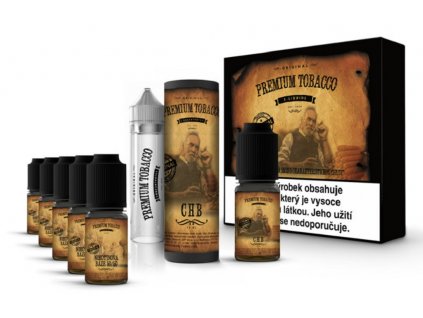 E liquid DIY sada Premium Tobacco 6x10ml 12mg CHB