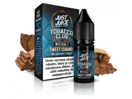 E liquid Just Juice Salt Tobacco Sweet Cubano