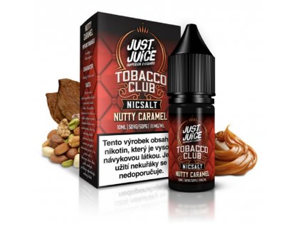 E liquid Just Juice Salt Tobacco Nutty Caramel