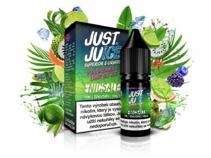 E liquid Just Juice Salt Guanabana & Lime On Ice (Ledová limetka s graviolou) 10ml