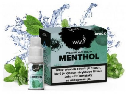 E liquid Way To Vape Menthol 4x10ml