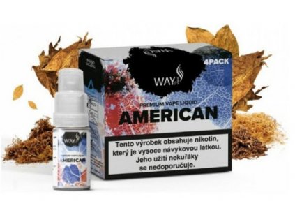 E liquid Way To Vape American 4x10ml