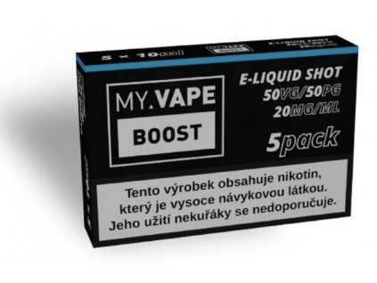 My Vape MTL Booster 50 50 5x10ml 20mg