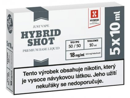 Nikotinová báze JustVape MTL Hybrid