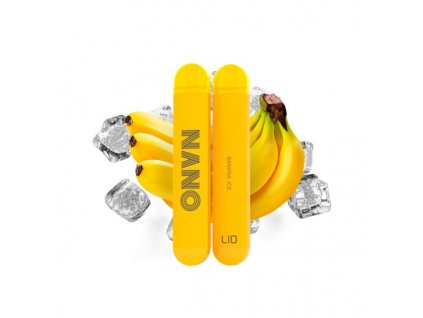 Lio Nano jednorázová e-cigareta Banana Ice - 16mg