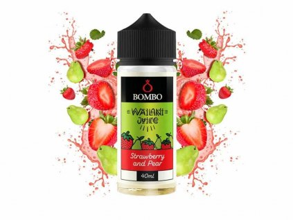 Příchuť Bombo Wailani Juice S&V Strawberry and Pear (Jahoda s hruškou) 40ml