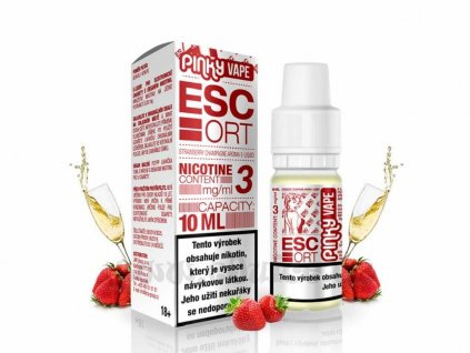 E liquid Pinky Vape Escort (Sekt & Jahoda) 10ml