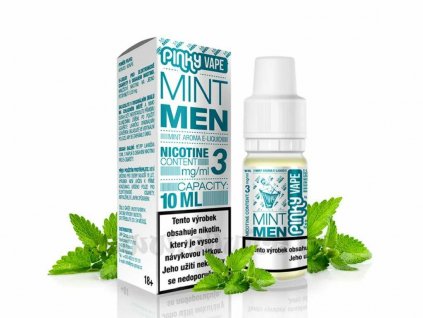 E liquid Pinky Vape Mintmen (Máta) 10ml