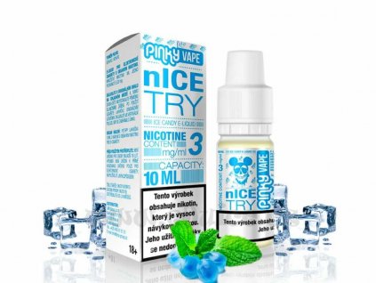 E liquid Pinky Vape nIce Try (Ledový bonbon) 10ml