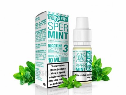 E liquid Pinky Vape Spermint (Mentol) 10ml