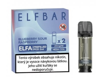 ELF BAR ELFA POD náplň Blueberry Sour Raspberry