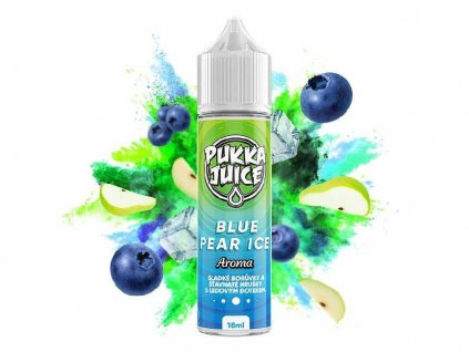 Příchuť Pukka Juice S&V Blue Pear Ice (Ledová borůvka s hruškou) 18ml