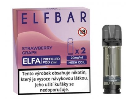 ELF BAR ELFA POD náplň Strawberry Grape