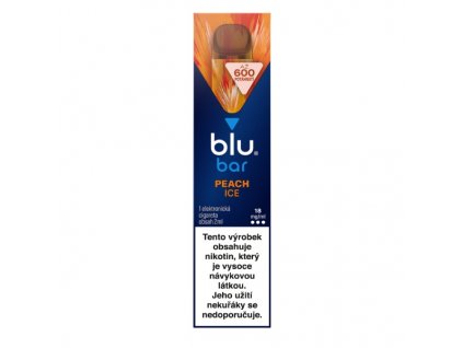 Blu Bar jednorázová e-cigareta Peach Ice