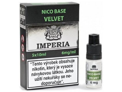 5477 1 imperia nikotinova baze velvet 20 80 5x10ml 6mg
