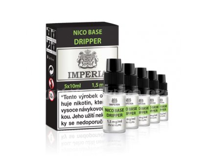 Imperia Dripper Nico Base (70VG/30PG) 5x10ml intenzita nikotinu 1,5mg