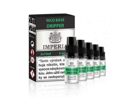 Imperia Dripper Nico Base (70VG/30PG) 5x10ml intenzita nikotinu 6mg