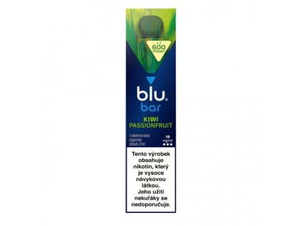 Blu Bar jednorázová e-cigareta Kiwi Passionfruit