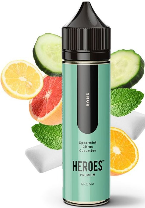 Příchuť Pro Vape Heroes SaV: Bond (Máta, citrusy, okurka) 10ml