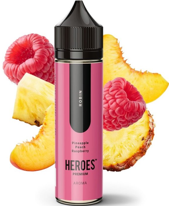 Příchuť Pro Vape Heroes SaV: Robin (Ananas, broskev, malina) 10ml