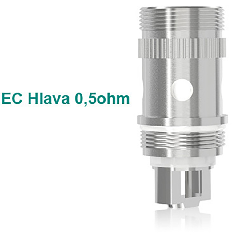 iSmoka-Eleaf ismoka Eleaf iJust 2 EC žhavící hlava s odporem 0,3 a 0,5 Ohm Odpor: 0,5 Ohm