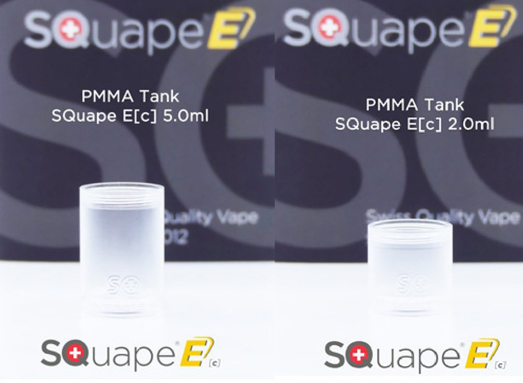 SQuape Ec PMMA náhradní sklo 22mm Objem: 2 ml