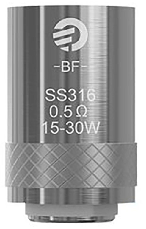 Joyetech Žhavící hlava BF pro eGo AIO SS316 0,5, 0,6 a 1 ohm Odpor: 0,5 Ohm
