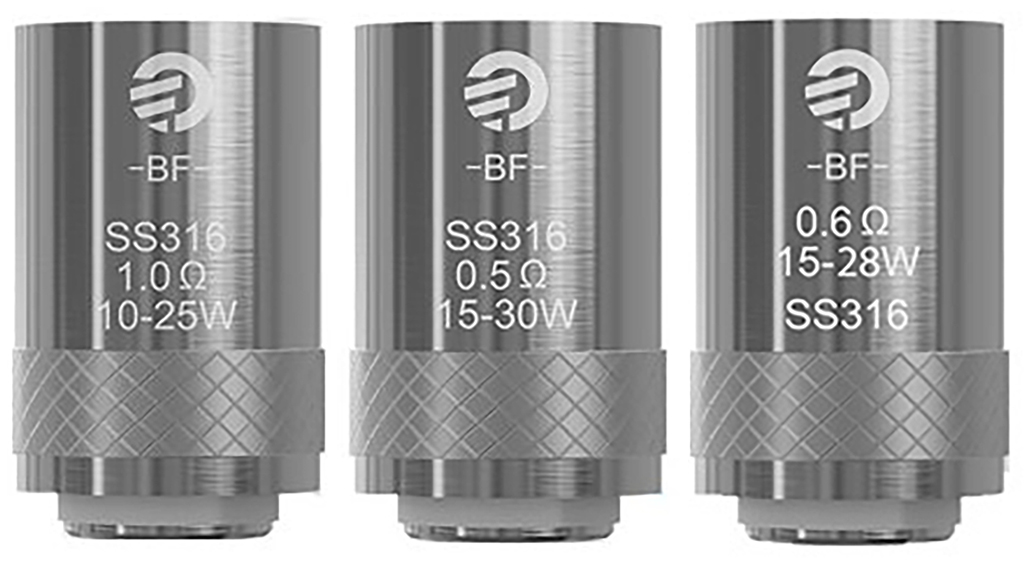 Joyetech Žhavící hlava BF pro eGo AIO SS316 0,5, 0,6 a 1 ohm Odpor: 1,0 Ohm