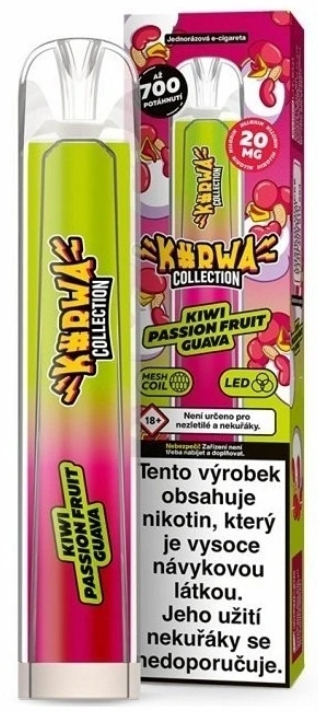 Kurwa Collection jednorázová ecigareta – 20mg – Kiwi Passion Fruit Guava