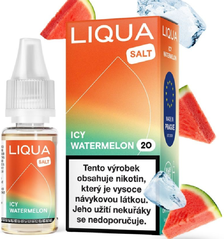 e-liquid LIQUA Salt Icy Watermelon (Ledový vodní meloun) 10ml Obsah nikotinu: 10 mg