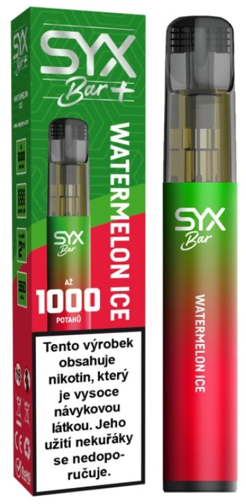 SYX BAR jednorázová e-cigareta Watermelon Ice