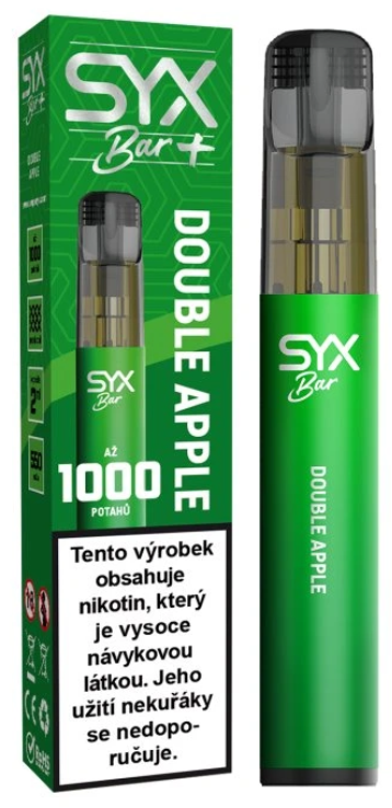 SYX BAR jednorázová e-cigareta Double Apple