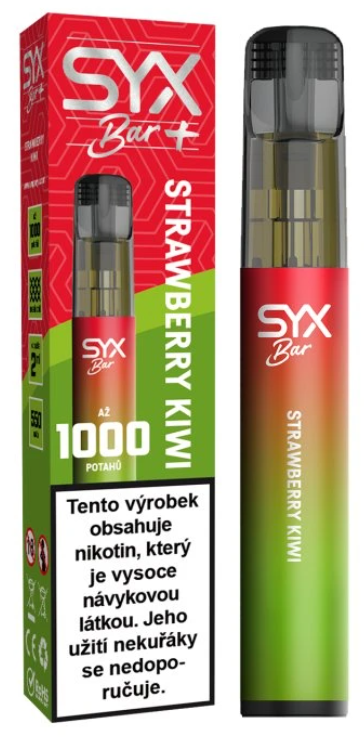 SYX BAR jednorázová e-cigareta Strawberry Kiwi