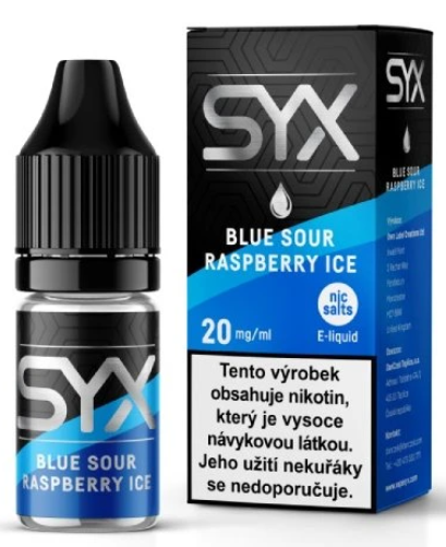 e-liquid SYX NS Blue Sour Raspberry Ice 10ml Obsah nikotinu: 20 mg Chladivá modrá malina