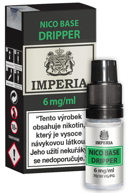 Imperia Dripper Nico Base (70VG/30PG) 10ml Obsah nikotinu: 12 mg