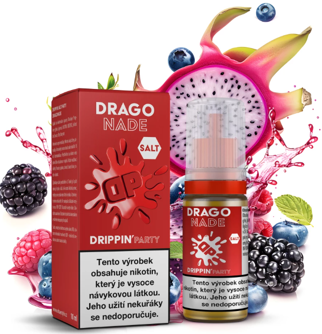 Drippin' Party e-liquid Drippin Salt Party - Dragonade (Dračí ovoce) 10ml Obsah nikotinu: 10 mg Dračí ovoce