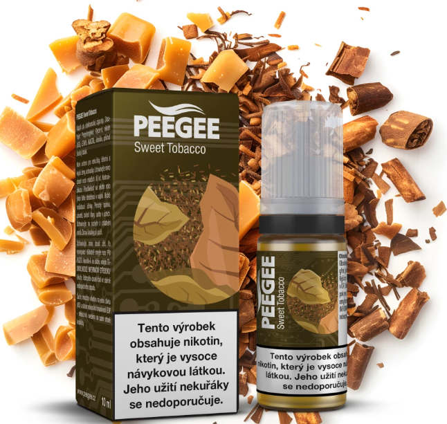 e-liquid PEEGEE - Sweet Tobacco (Sladký tabák) 10ml Obsah nikotinu: 6 mg Sladký tabák