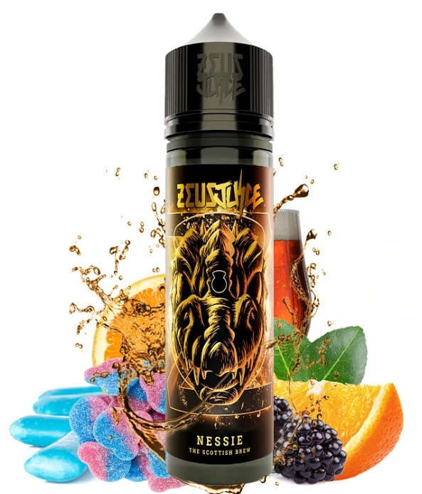 Příchuť Zeus Juice S&V: Nessie (Ovocná žvýkačka s pomerančem a ostružinou) 10ml