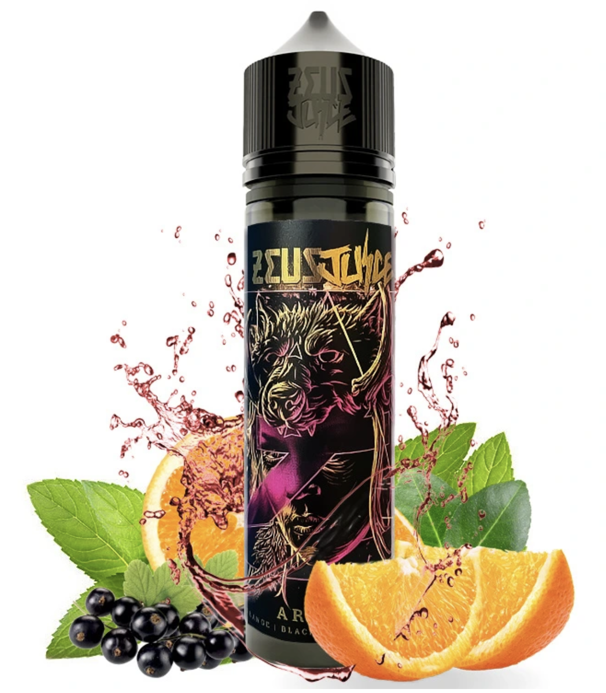 Příchuť Zeus Juice S&V: Artemis (Pomeranč, černý rybíz a mentol) 10ml