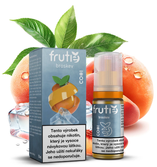 Frutie COOL 50/50 - Peach (Broskev) 10ml Obsah nikotinu: 3 mg Broskev