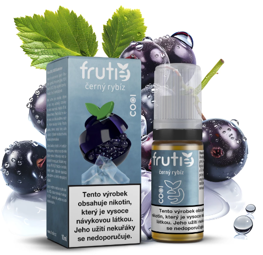 Frutie COOL 50/50 - Blackcurrant (Černý rybíz) 10ml Obsah nikotinu: 6 mg Černý rybíz