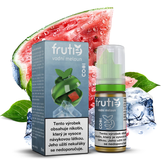 Frutie COOL 50/50 - Watermelon (Vodní meloun) 10ml Obsah nikotinu: 12 mg Vodní meloun