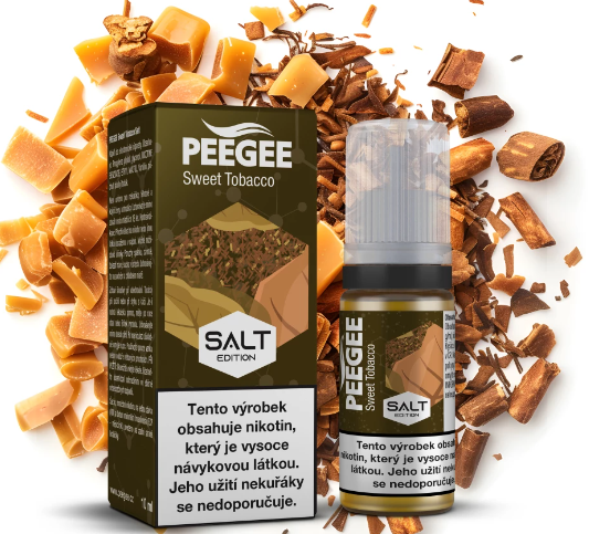 e-liquid PEEGEE SALT - Sweet Tobacco (Sladký tabák) 10ml Obsah nikotinu: 10 mg Sladký tabák