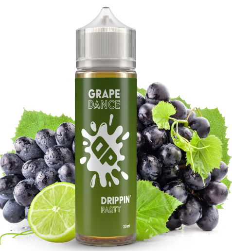 Drippin' Party Drippin Party - Grape Dance (Hroznové víno a limetka) Shake&Vape 10ml