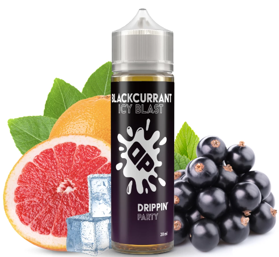 Drippin' Party Drippin Party - Blackcurrant Icy Blast (Černý rybíz a grapefruit) Shake&Vape 10ml