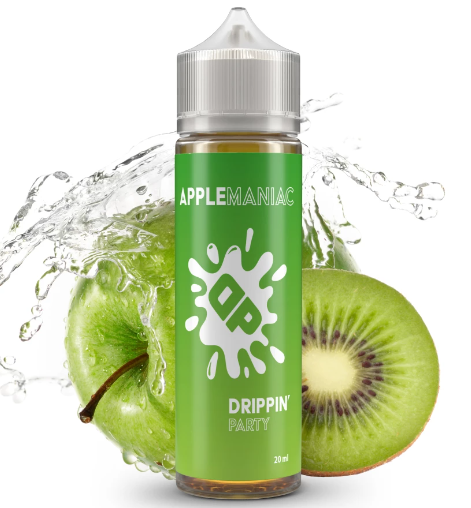 Drippin' Party Drippin Party - Apple Maniac (Chladivé jablko a kyselé kiwi) Shake&Vape 10ml