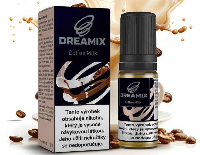 Dreamix - Coffee Milk (Káva s mlékem) 10ml Obsah nikotinu: 12 mg